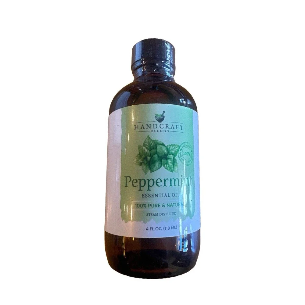 Handcraft Blends Peppermint Essential Oil  Huge 4 Fl Oz  100% Pure and Natural